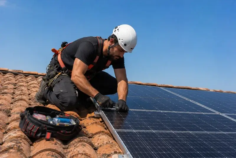 Maintenance et monitoring de panneaux solaires à Matzenheim